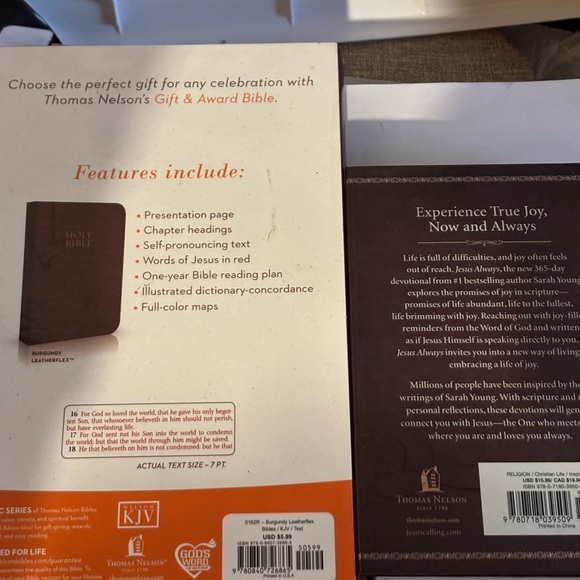 KJV Bible & Jesus Always book set - Picture 4 of 10